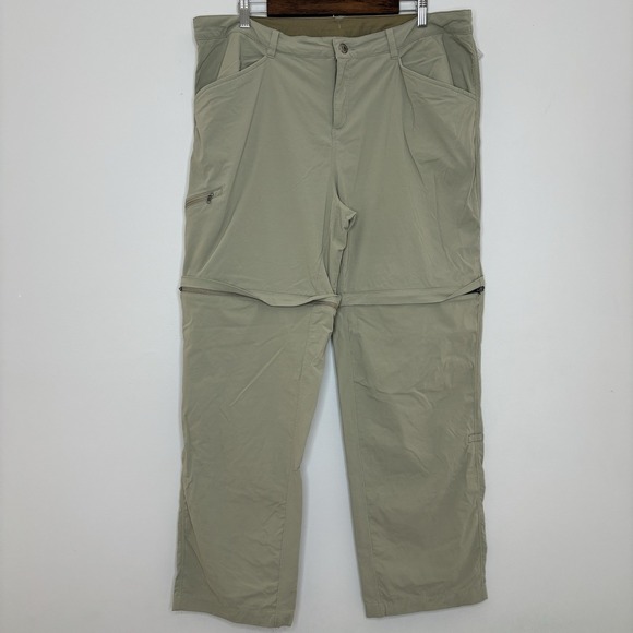 Patagonia Pants - Patagonia Quandary Pants Gorpcore 18 Tan Hiking Granola Convertible Activewear